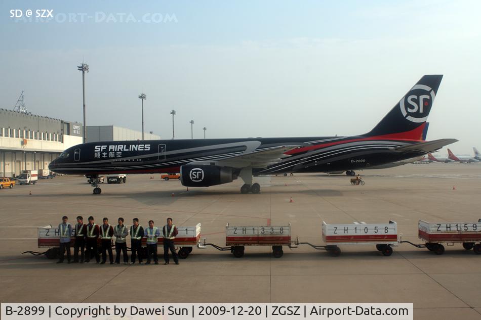 B-2899, 1989 Boeing 757-21B C/N 24401, SF Airliners is new cargo airliners located at Shenzhen