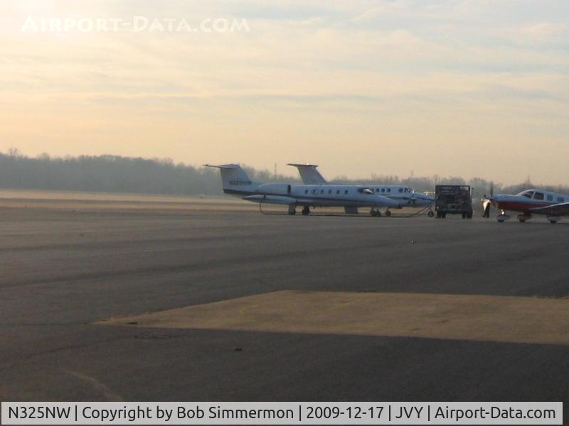 N325NW, 1980 Learjet 35A C/N 35-325, Being serviced at ASI's ramp.