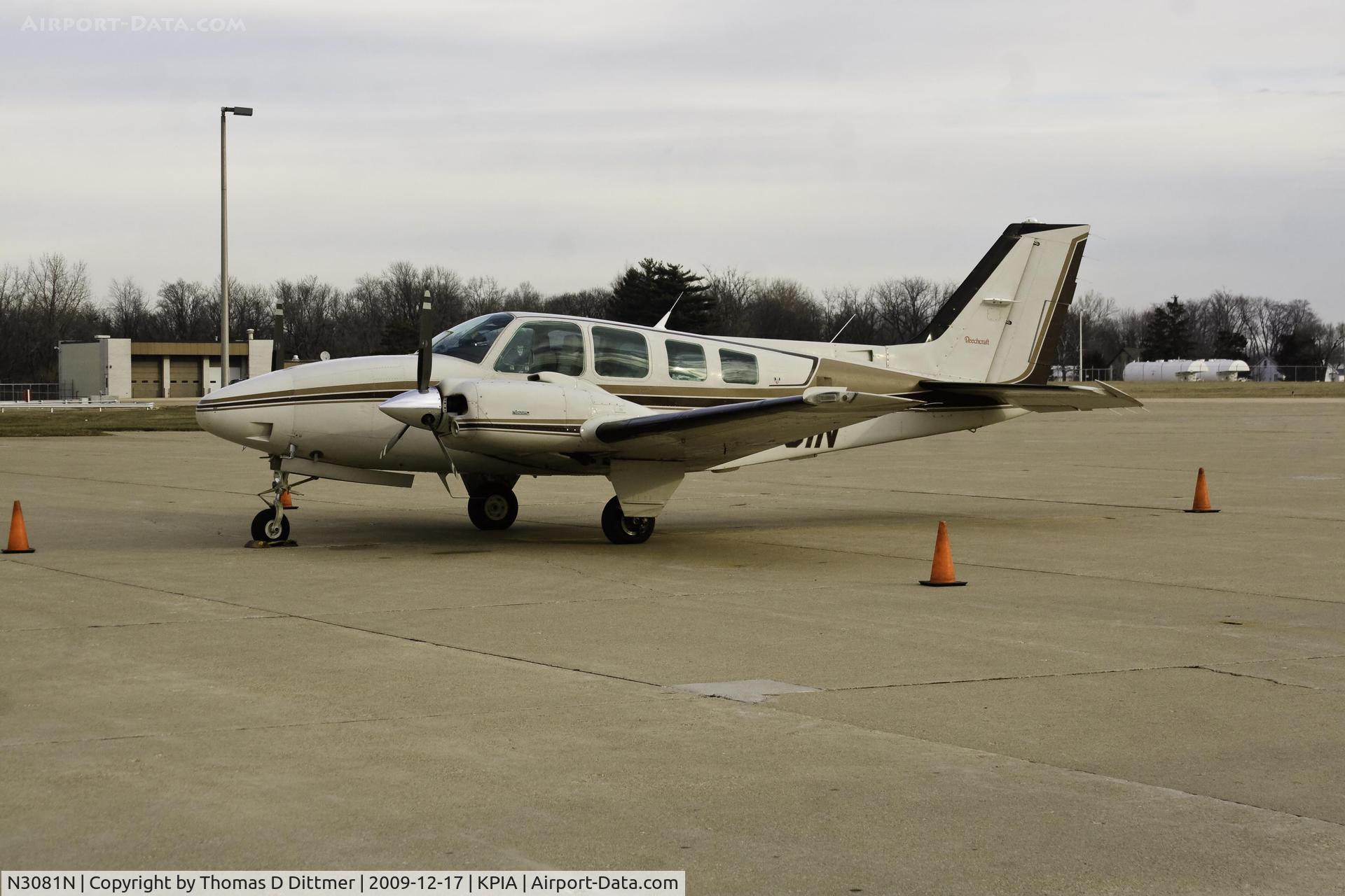 N3081N, 1987 Beech 58 Baron C/N TH-1526, N3081N
