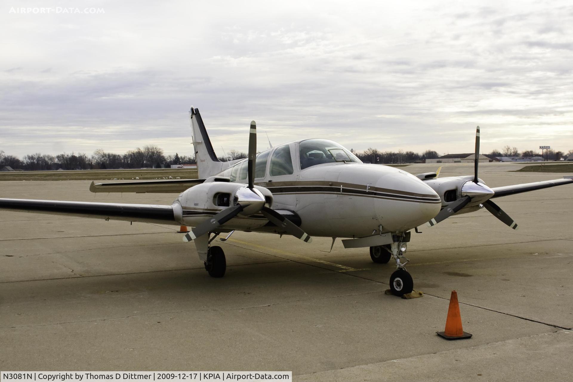 N3081N, 1987 Beech 58 Baron C/N TH-1526, N3081N