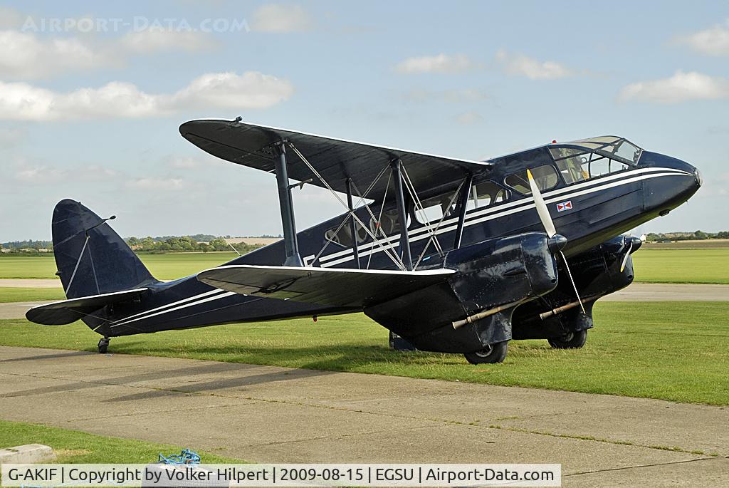 G-AKIF, 1944 De Havilland DH-89A Dominie/Dragon Rapide C/N 6838, Built at by Brush Coachworks Ltd. at Loughborough as NR750