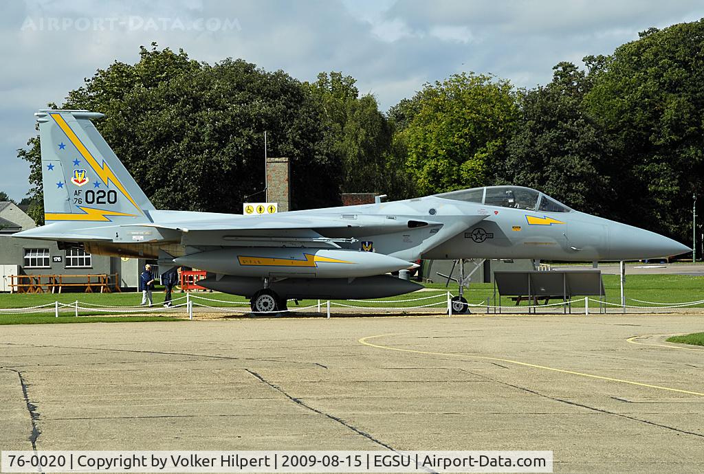 76-0020, 1976 McDonnell Douglas F-15A Eagle C/N 0199/A172, at Duxford