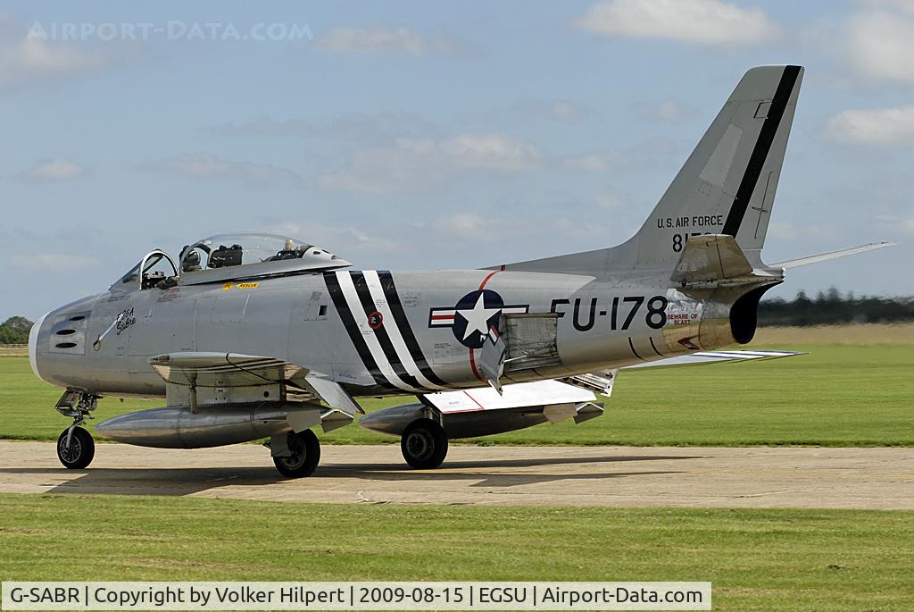 G-SABR, 1948 North American F-86A Sabre C/N 151-083 (151-43547), at Duxford