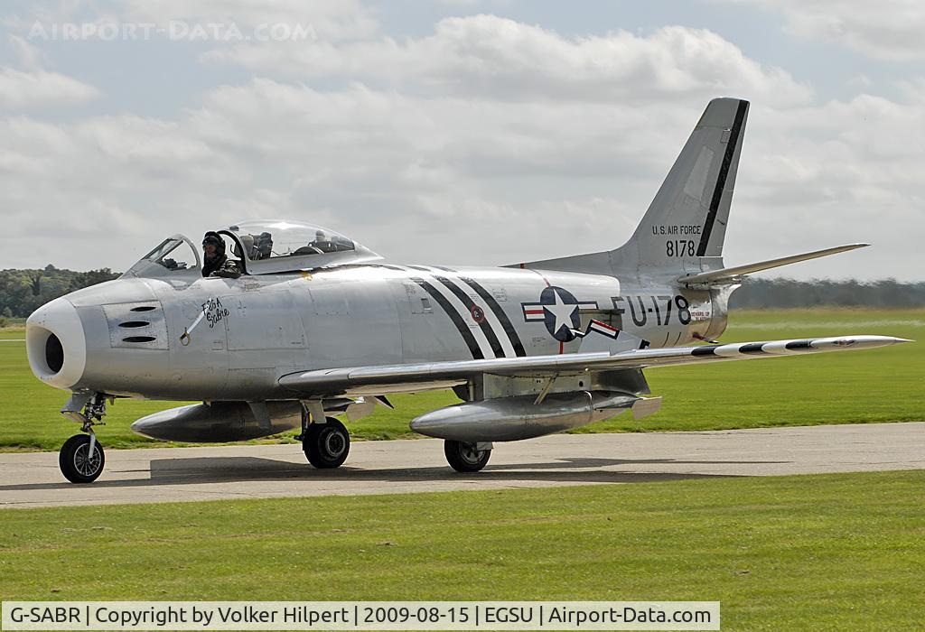 G-SABR, 1948 North American F-86A Sabre C/N 151-083 (151-43547), at Duxford
