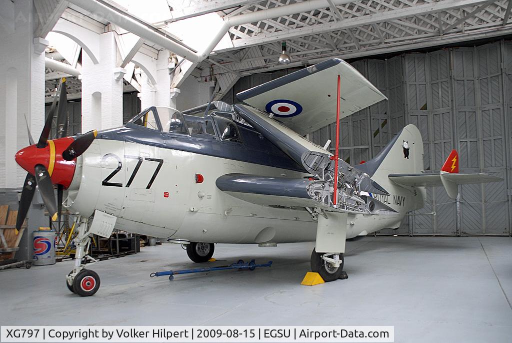 XG797, Fairey Gannet ECM.6 C/N F9365, at Duxford