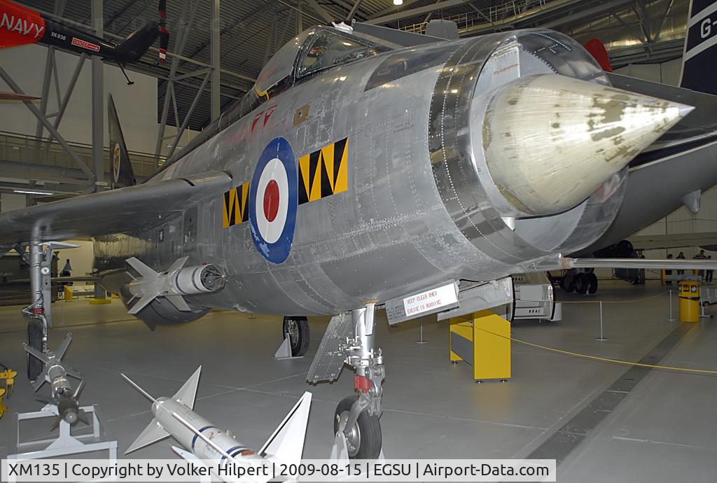XM135, 1959 English Electric Lightning F.1 C/N 95031, at Duxford
