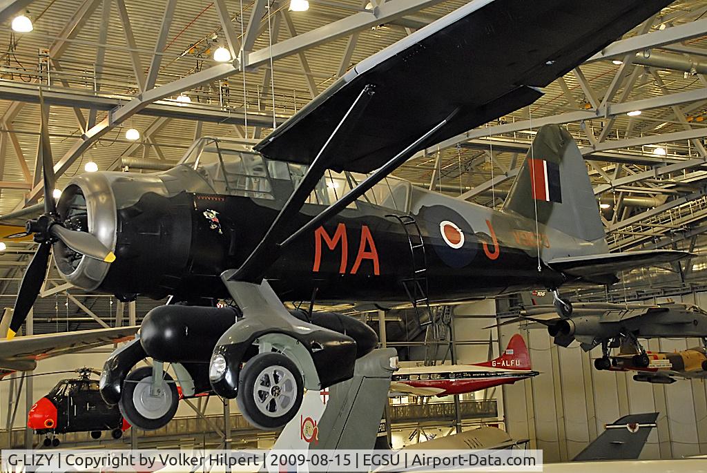 G-LIZY, 1940 Westland Lysander IIIA C/N 504/39, at Duxford