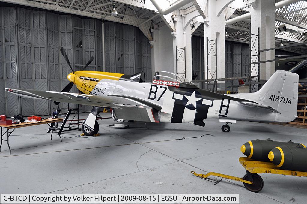 G-BTCD, 1944 North American P-51D Mustang C/N 122-39608, at QFO