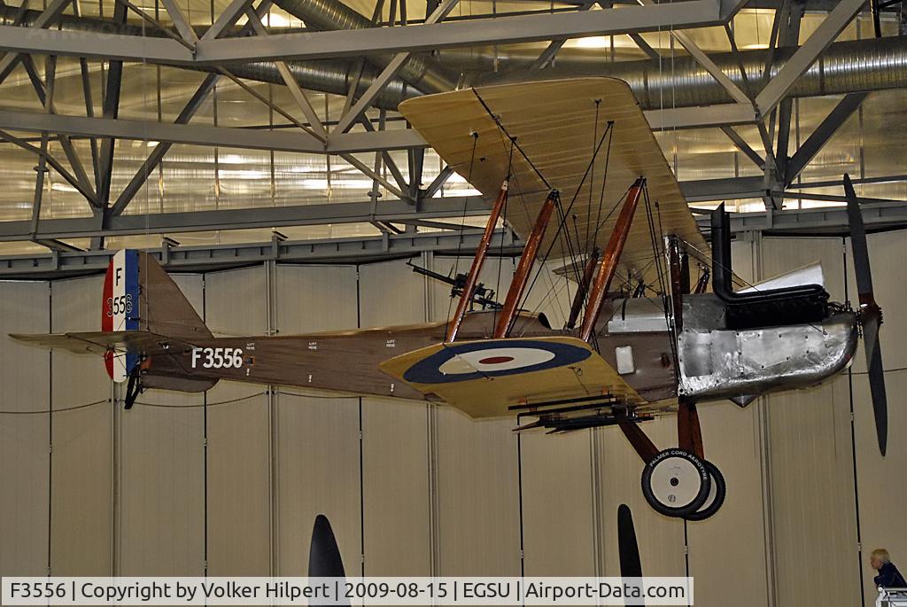 F3556, 1918 Royal Aircraft Factory RE-8 C/N Not found F3556, at Duxford