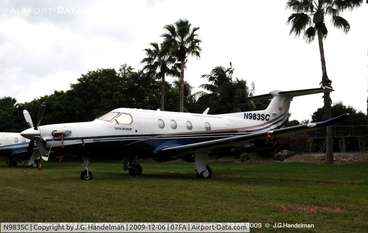 N983SC, 2009 Pilatus PC-12/47E C/N 1151, at  Ocean Reef