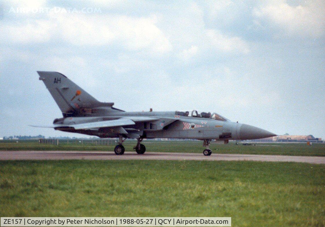 ZE157, 1986 Panavia Tornado F.3 C/N 500/AT010/3226, Tornado F.3 of 229 Operational Conversion Unit at RAF Coningsby as seen in May 1988.
