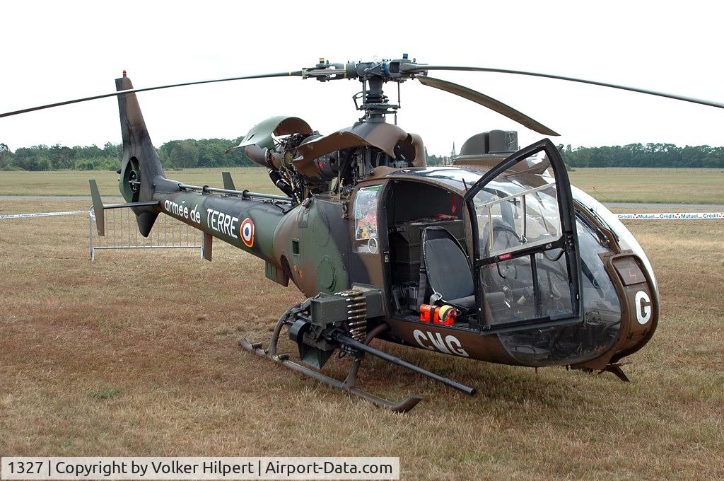 1327, Aérospatiale SA-341F Gazelle C/N 1327, at France