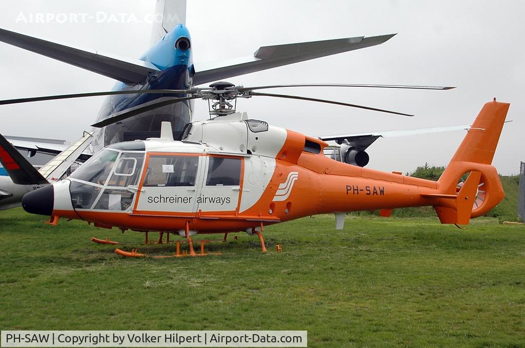 PH-SAW, Aérospatiale SA-365C-1 Dauphin 2 C/N 5053, at LEY