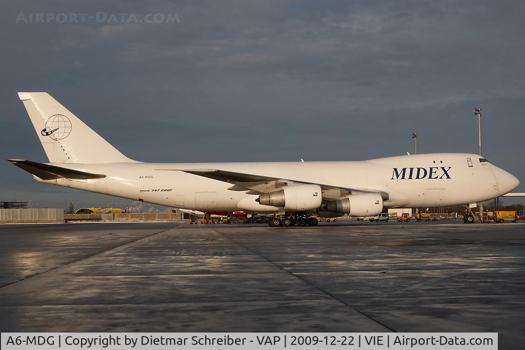 A6-MDG, 1991 Boeing 747-228F C/N 25266, Midex Boeing 747-200