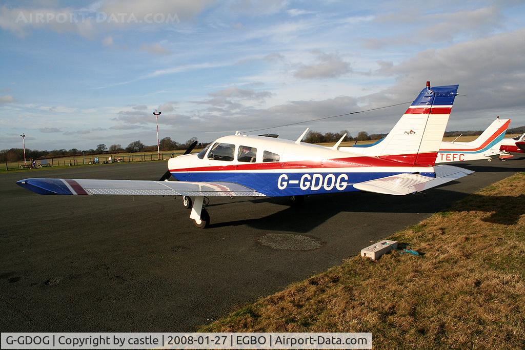 G-GDOG, 1976 Piper PA-28R-200 Cherokee Arrow C/N 28R-7635227, seen @ Wolverhampton