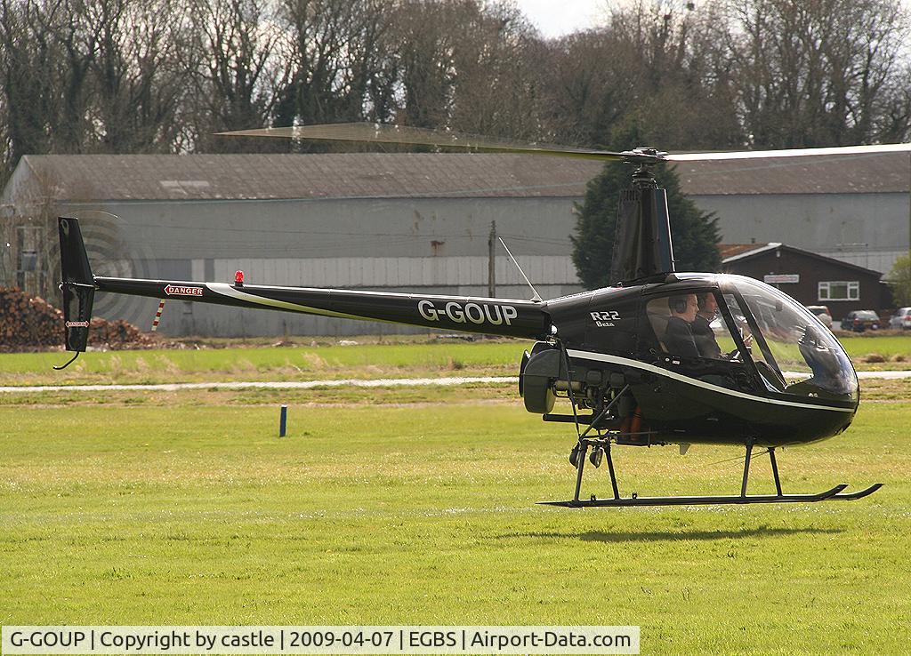 G-GOUP, 1991 Robinson R22 Beta II C/N 1663, seen @ Shobdon