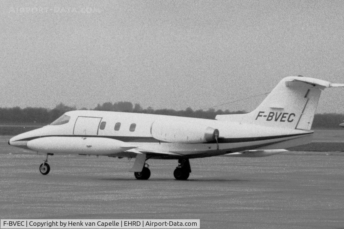 F-BVEC, 1973 Learjet 24D C/N 271, Learjet at Rotterdam Airport (Zestenhoven), 1980.