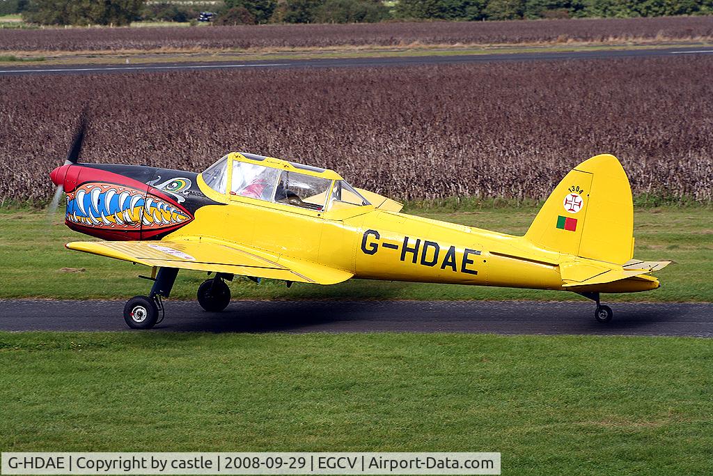 G-HDAE, 1951 De Havilland DHC-1 Chipmunk T.20 C/N C1/0280, seen @ Sleap