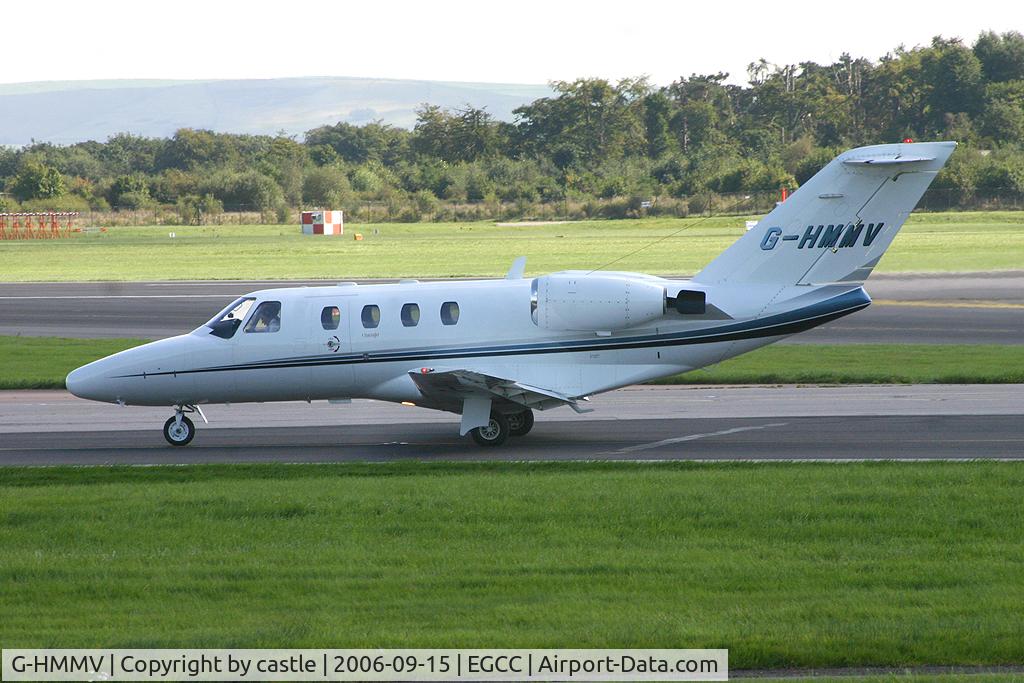 G-HMMV, 1999 Cessna 525 CitationJet CJ1 C/N 525-0358, seen @ Manchester