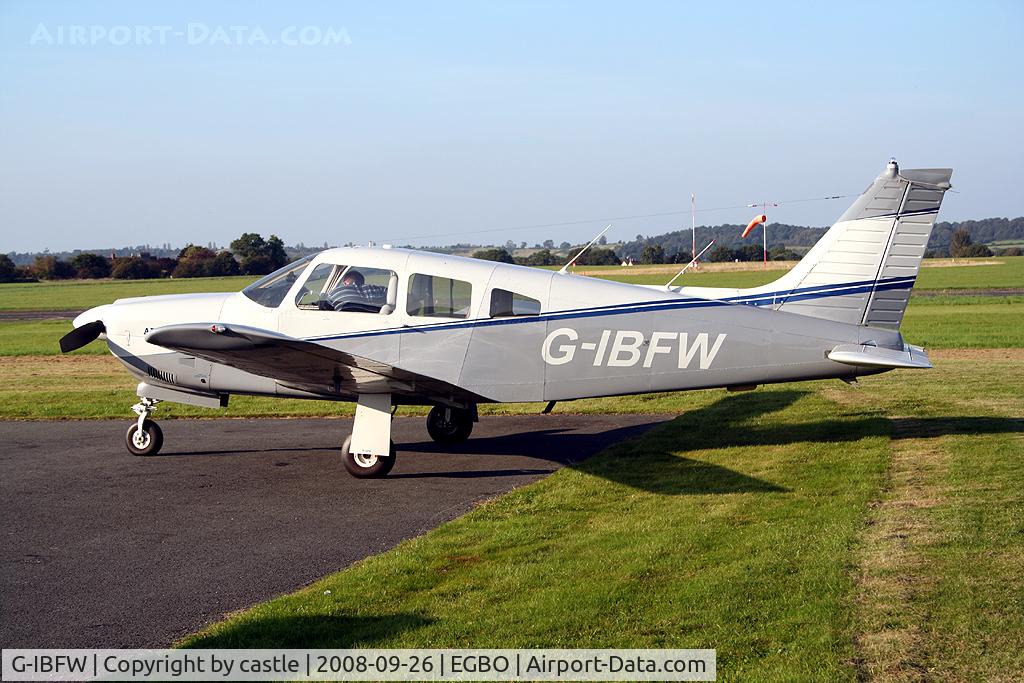 G-IBFW, 1978 Piper PA-28R-201 Cherokee Arrow III C/N 28R-7837235, seen @ Wolverhampton