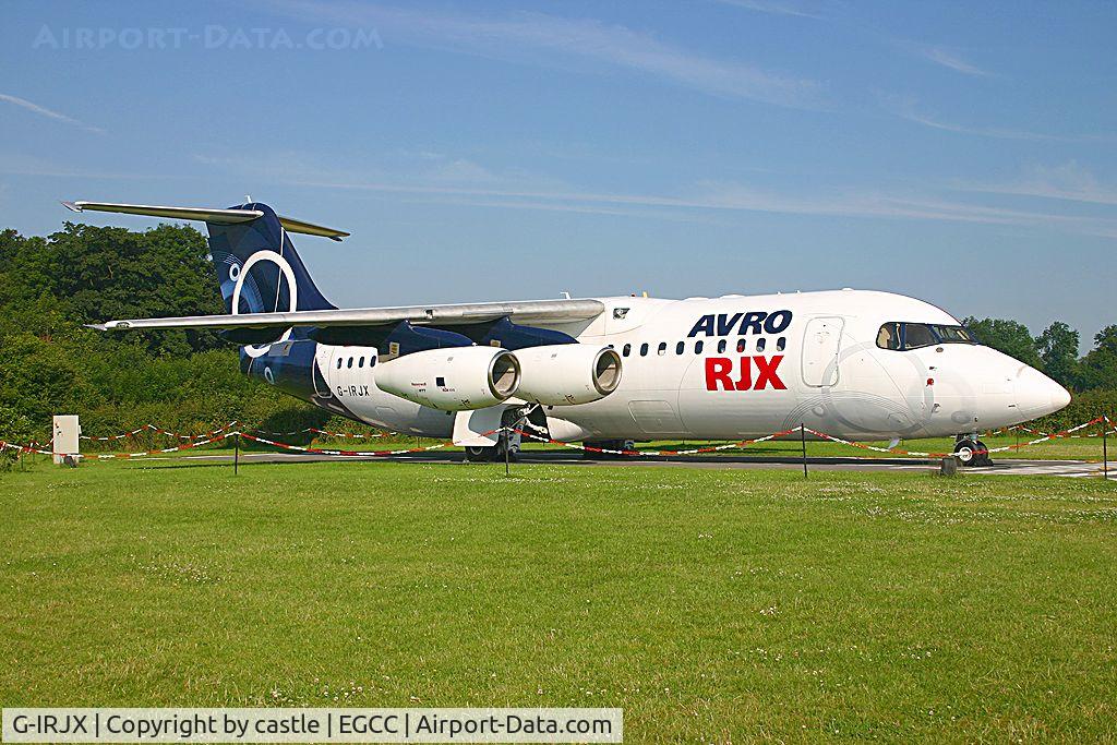 G-IRJX, 2001 British Aerospace Avro 146-RJ100 C/N E3378, seen @ Manchester