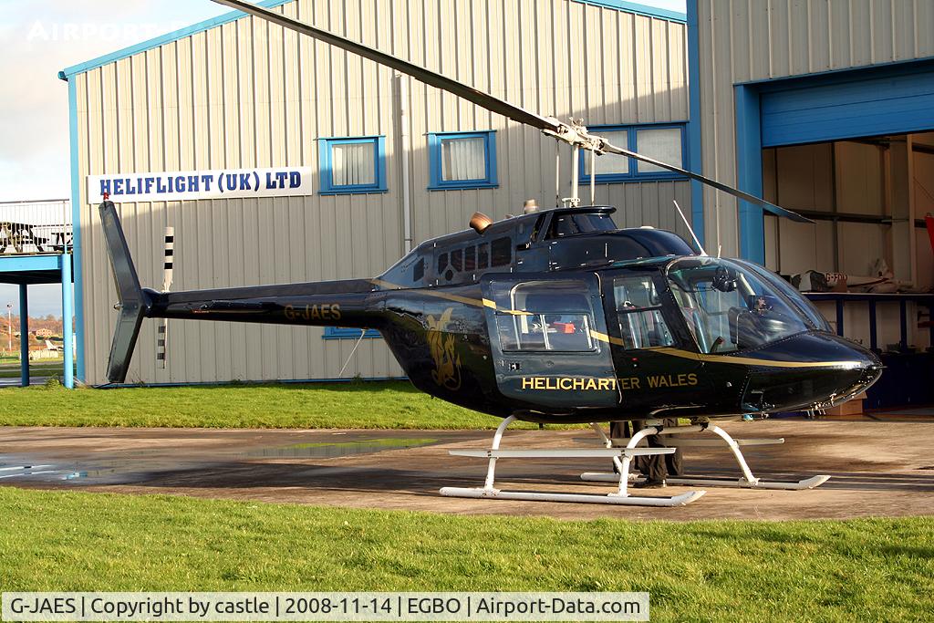 G-JAES, 1974 Bell 206B JetRanger III C/N 1513, seen @ Wolverhampton