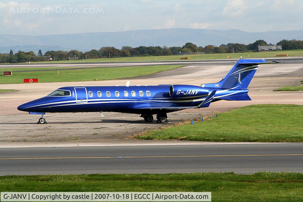 G-JANV, 2000 Learjet 45 C/N 45-124, seen @ Manchester