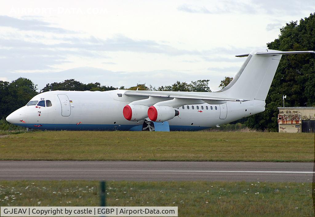 G-JEAV, 1986 British Aerospace BAe.146-200 C/N E2064, seen @ Kemble