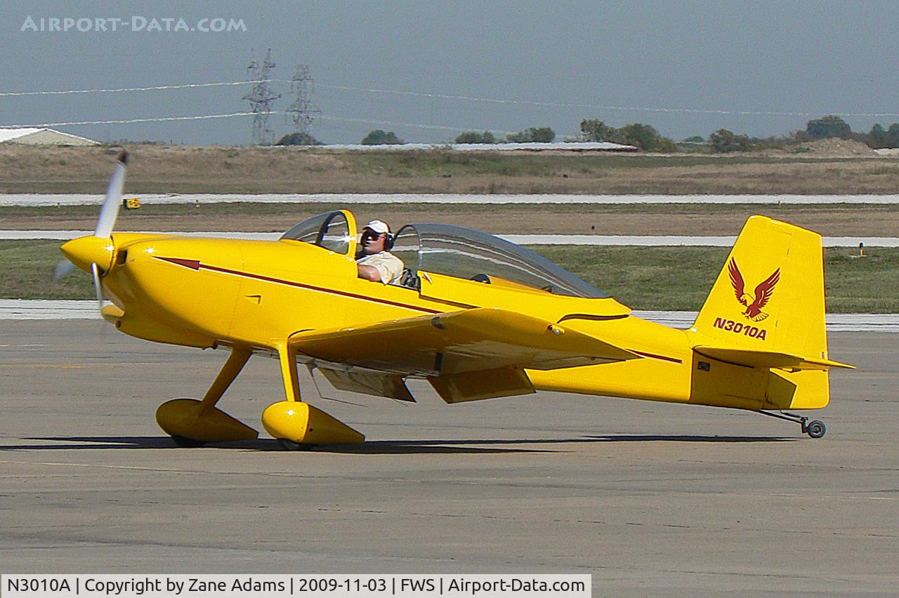 N3010A, 2002 Vans RV-8 C/N 81195, At Fort Worth Spinks Airport