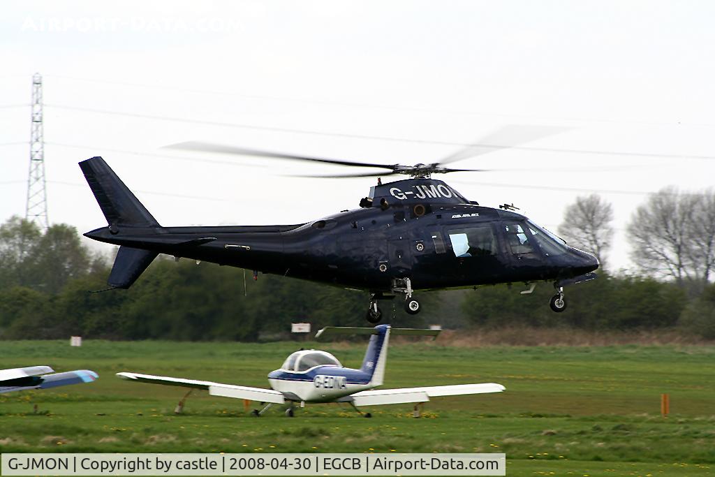 G-JMON, 1988 Agusta A-109A-II C/N 7411, seen @ Barton