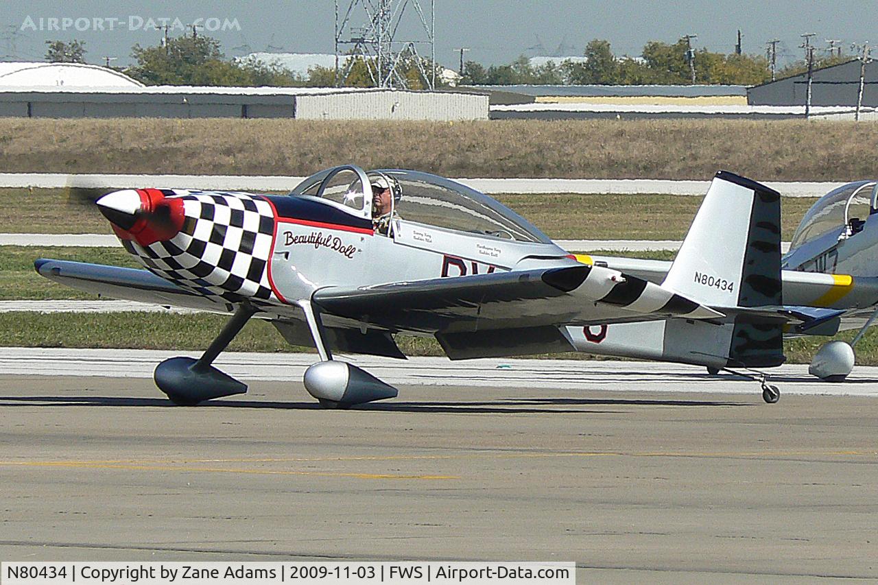 N80434, 2000 Vans RV-8 C/N 80434, At Fort Worth Spinks Airport