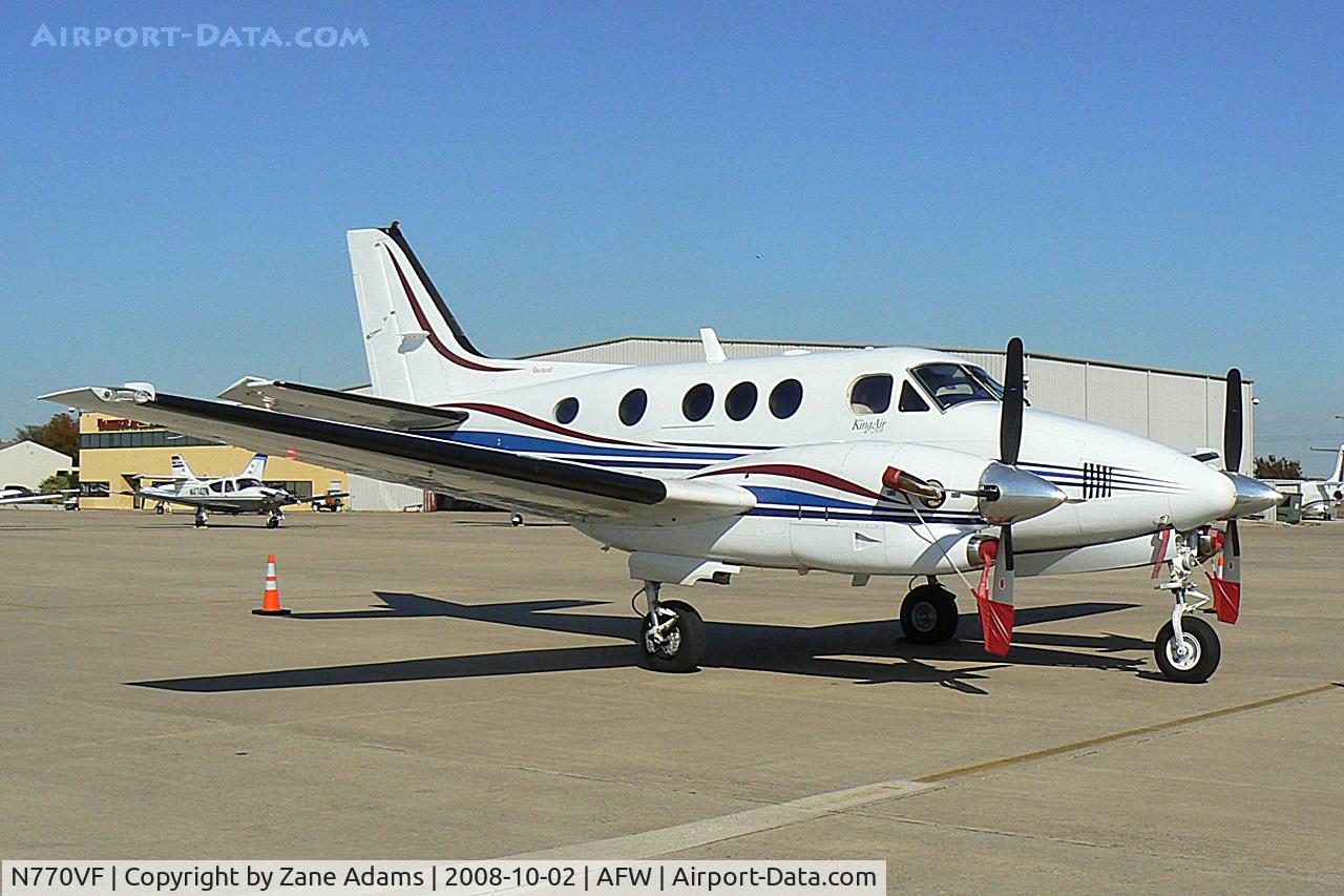 N770VF, 2001 Raytheon Aircraft Company C90A C/N LJ-1641, At Alliance Fort Worth