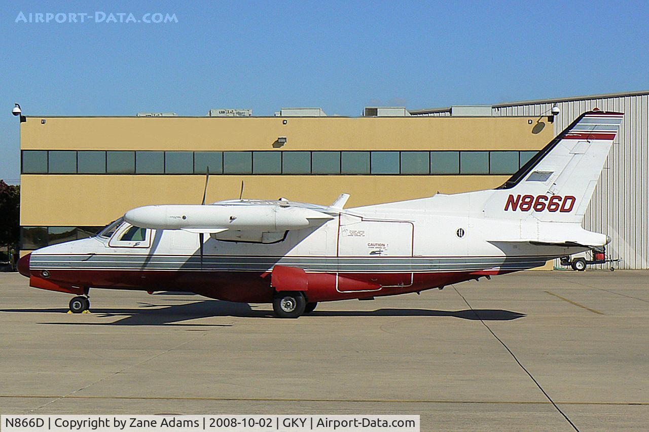N866D, 1974 Mitsubishi MU-2B-36 C/N 656, At Arlington Municipal