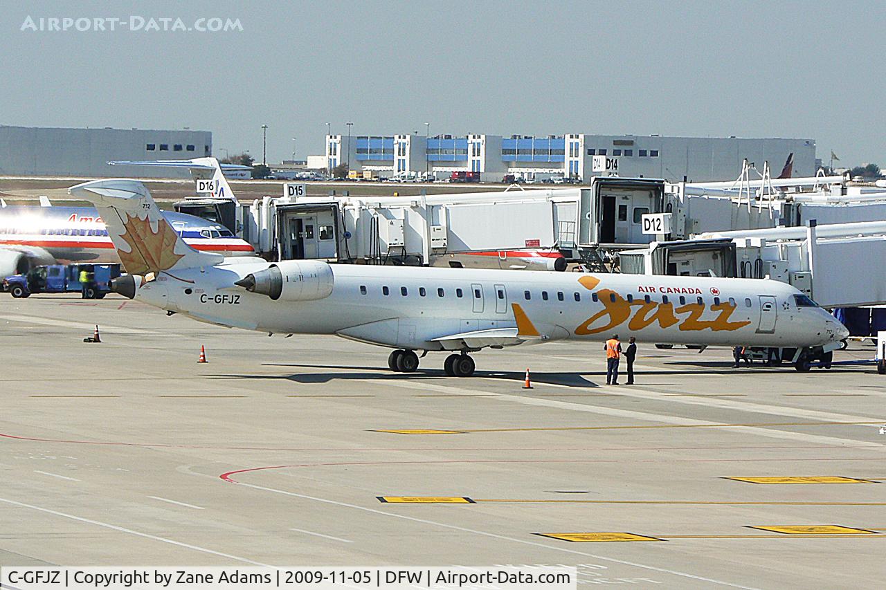C-GFJZ, 2005 Canadair CRJ-705ER (CL-600-2D15) Regional Jet C/N 15050, Air Canada at DFW