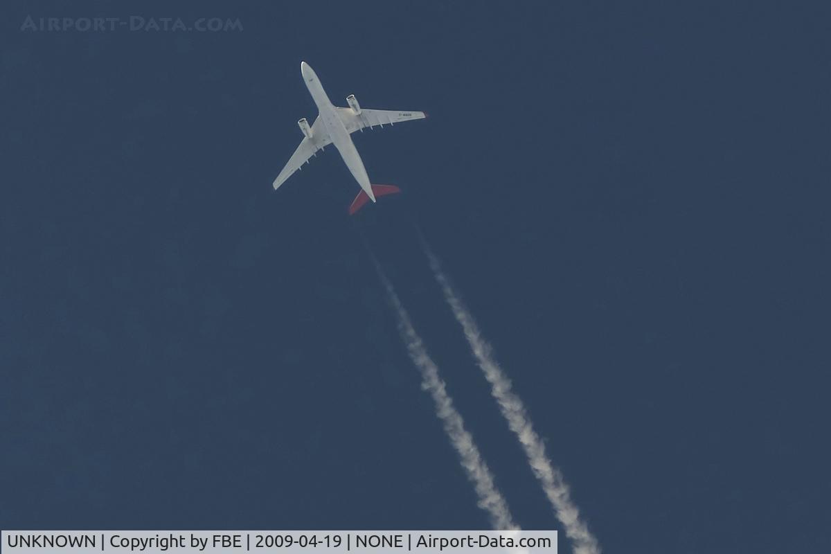 UNKNOWN, Contrails Various C/N Unknown, BMI A330 cruising high