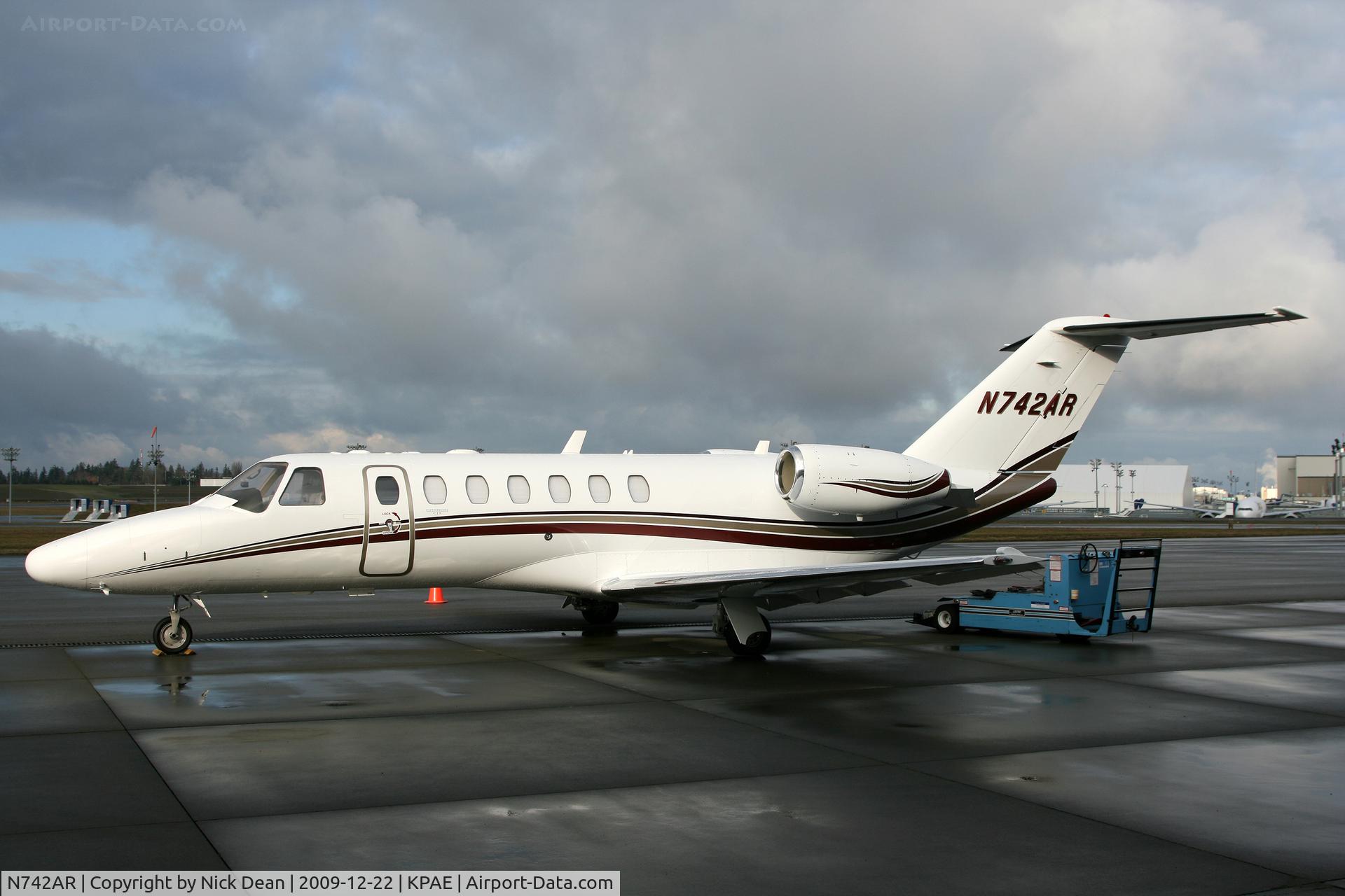 N742AR, 2006 Cessna 525B CitationJet CJ3 C/N 525B-0074, KPAE