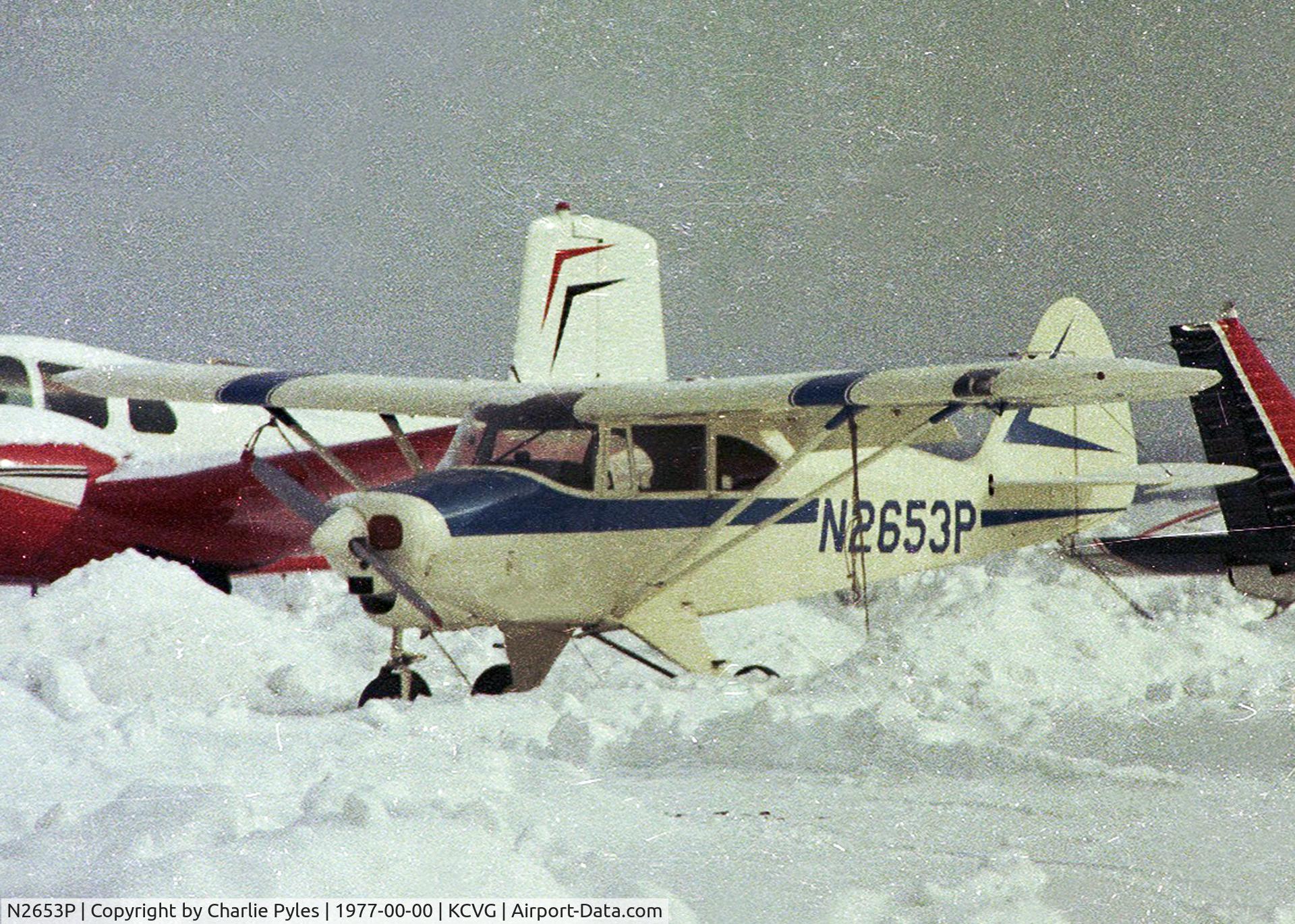 N2653P, 1955 Piper PA-22-150 C/N 22-2993, Tri-Pacer N2653P-This Snow caused fabric rips and I started recover.