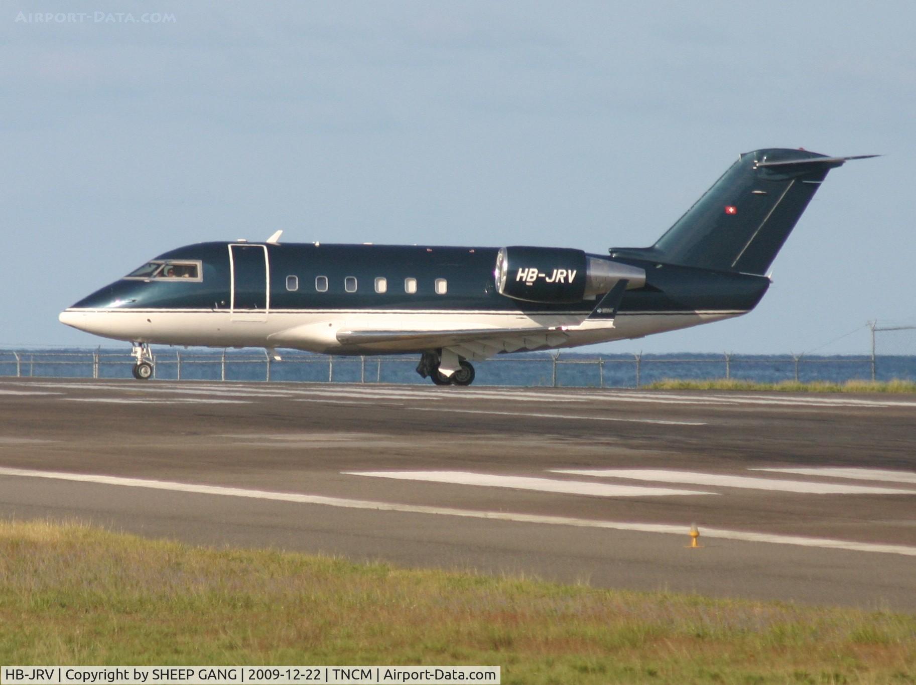 HB-JRV, 1988 Canadair Challenger 601-3A (CL-600-2B16) C/N 5035, HB-JRV at the tresh hold befor departure