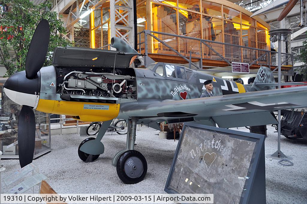 19310, Messerschmitt Bf-109G-4 C/N Not found 19310, Me-109 at Speyer Museum