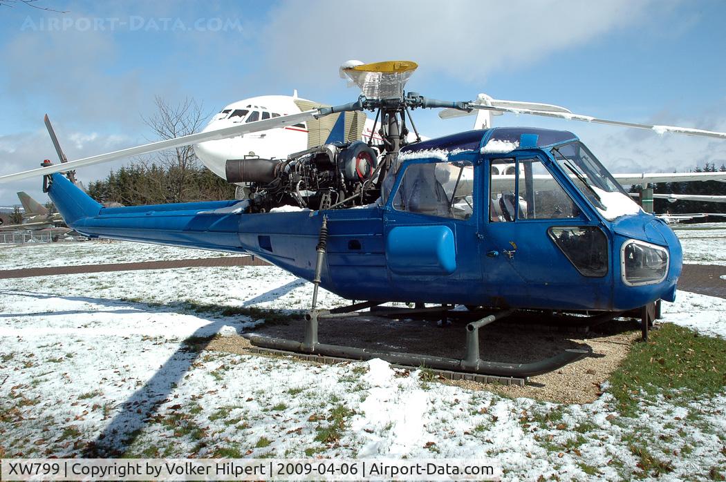 XW799, 1972 Westland Scout AH.1 C/N F9762, Westland Scout at Hermeskeil