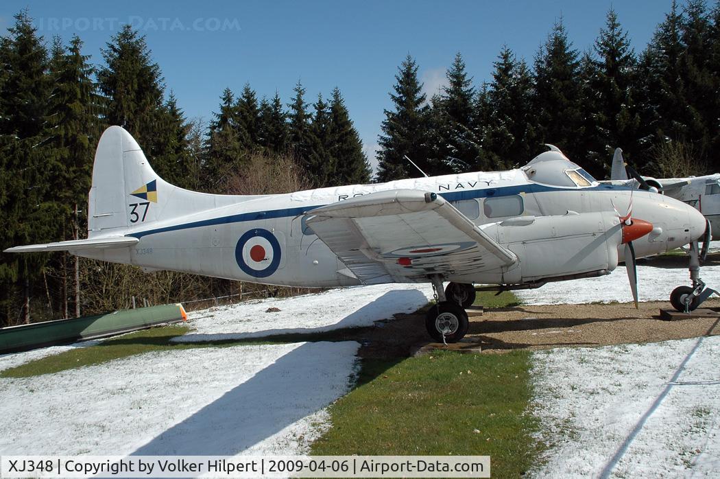 XJ348, 1955 De Havilland DH-104 Sea Devon C.20 C/N 04406, at Hermeskeil