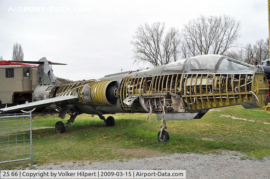 25 66, Lockheed F-104G Starfighter C/N 683-9012, F-104G Starfighter at Speyer