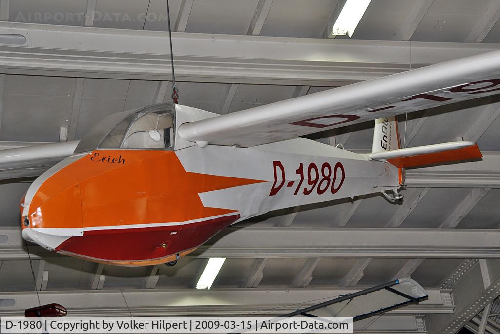 D-1980, Scheibe L-Spatz 55 C/N 535, at Speyer