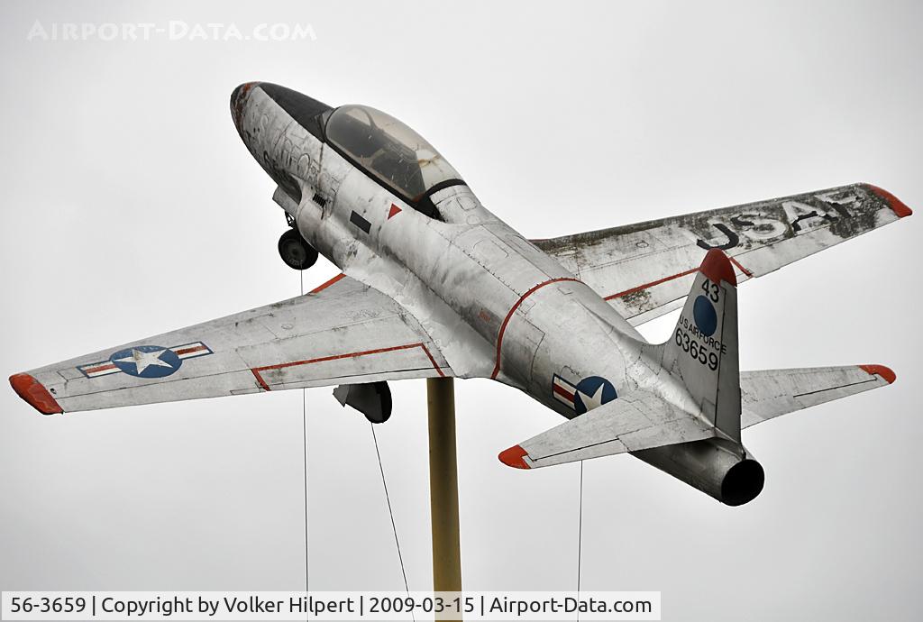 56-3659, 1956 Lockheed T-33A Shooting Star C/N 580-1143, T-33 at Speyer