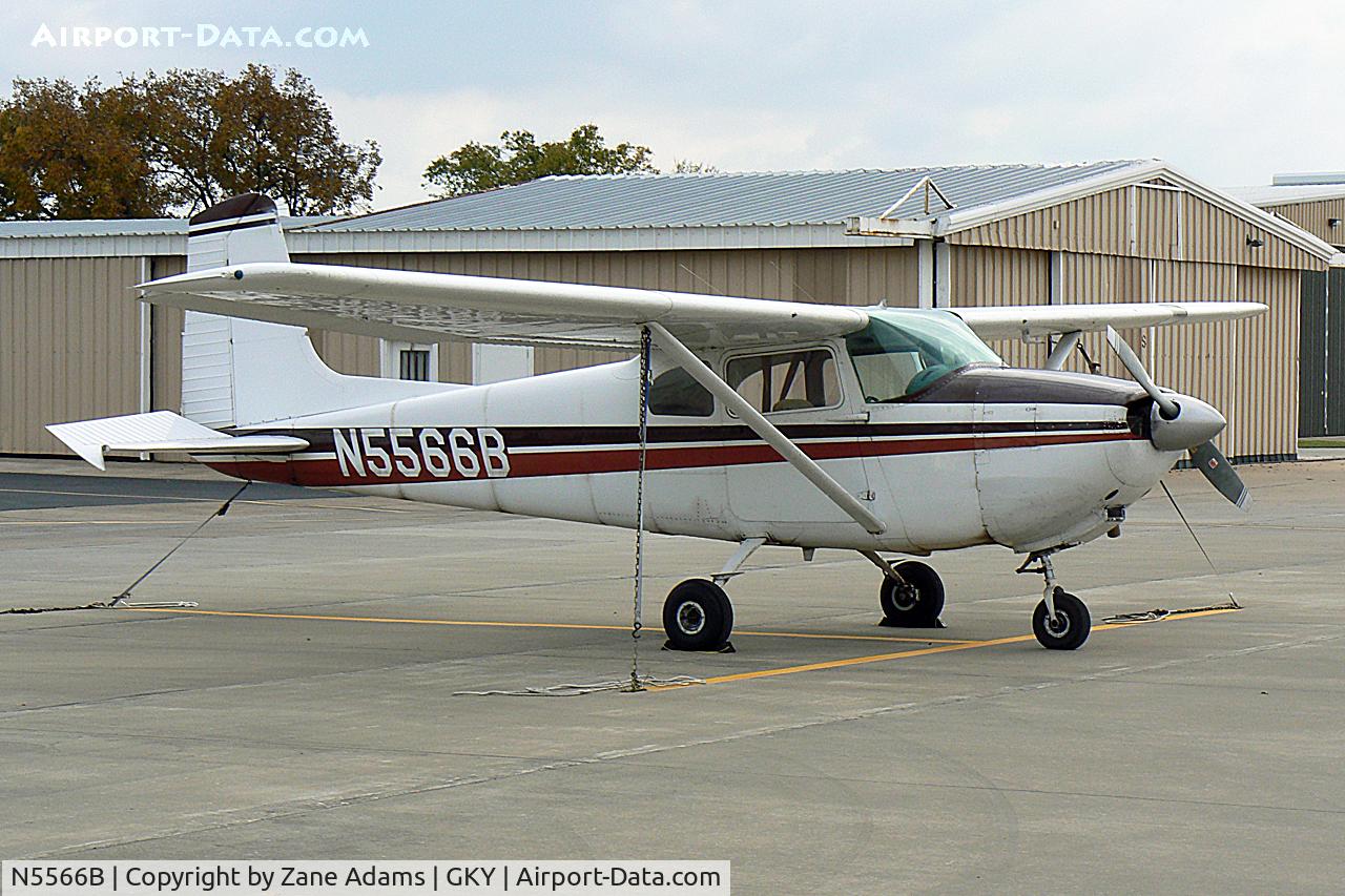 N5566B, 1956 Cessna 182 Skylane C/N 33566, At Grand Prairie Municipal
