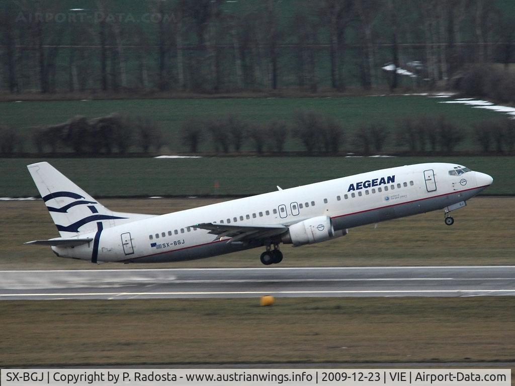 SX-BGJ, 1992 Boeing 737-4S3 C/N 25595, Special flight to SKG