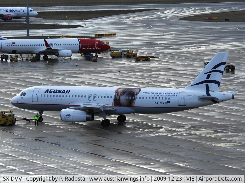 SX-DVV, 2009 Airbus A320-232 C/N 3773, Special livery - charter to ATH