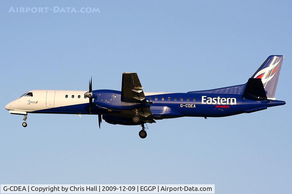 G-CDEA, 1994 Saab 2000 C/N 2000-009, Eastern Airways
