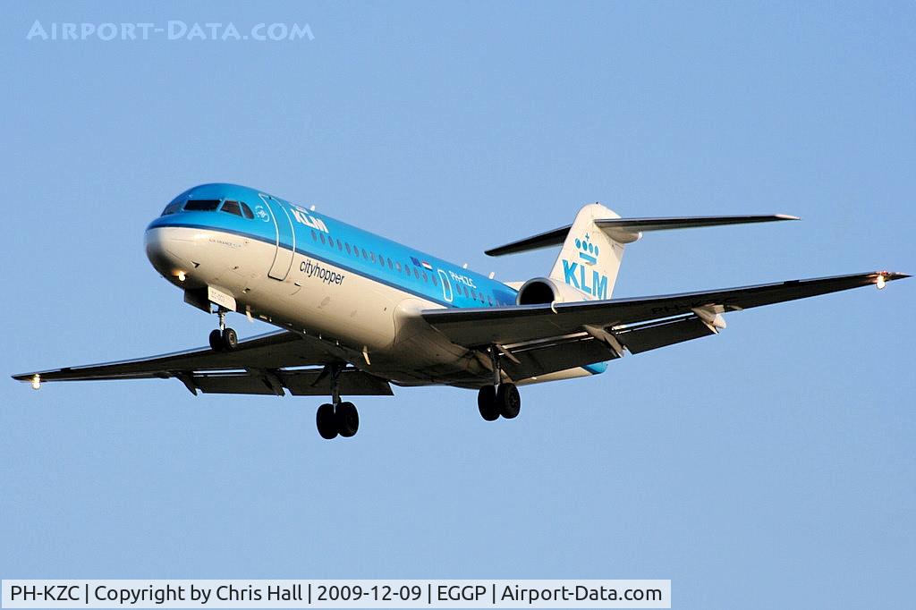PH-KZC, 1996 Fokker 70 (F-28-0070) C/N 11566, KLM cityhopper