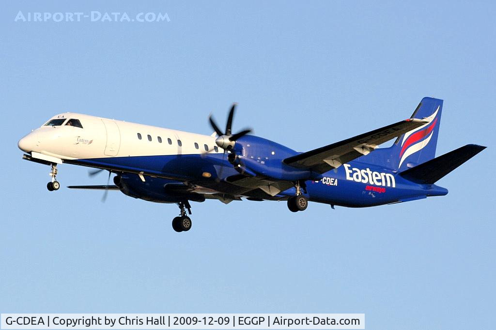 G-CDEA, 1994 Saab 2000 C/N 2000-009, Eastern Airways